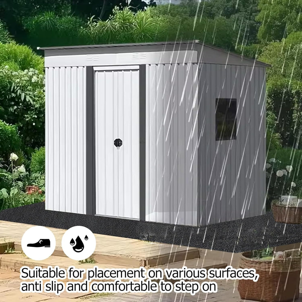 8.2x10.2FT Outdoor Storage Shed Floor Mat, Tent Carpet for Camping Patio