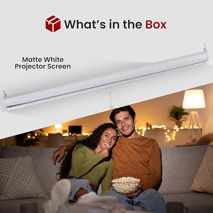 Pyle Manual Pull Down Projector Screen
