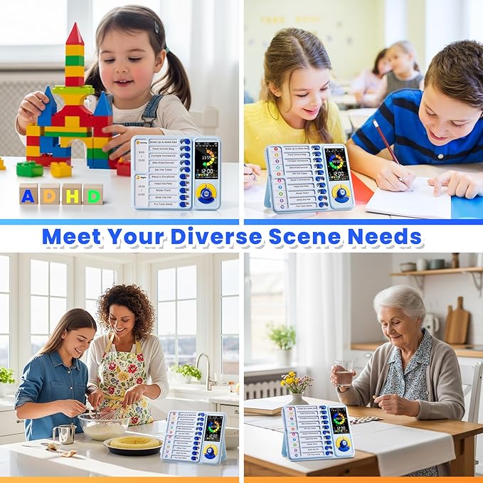 Mooking 5-in-1 Visual Timer, ADHD Tool