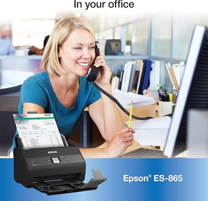 Epson Workforce ES-865 High Speed Color Duplex Document Scanner