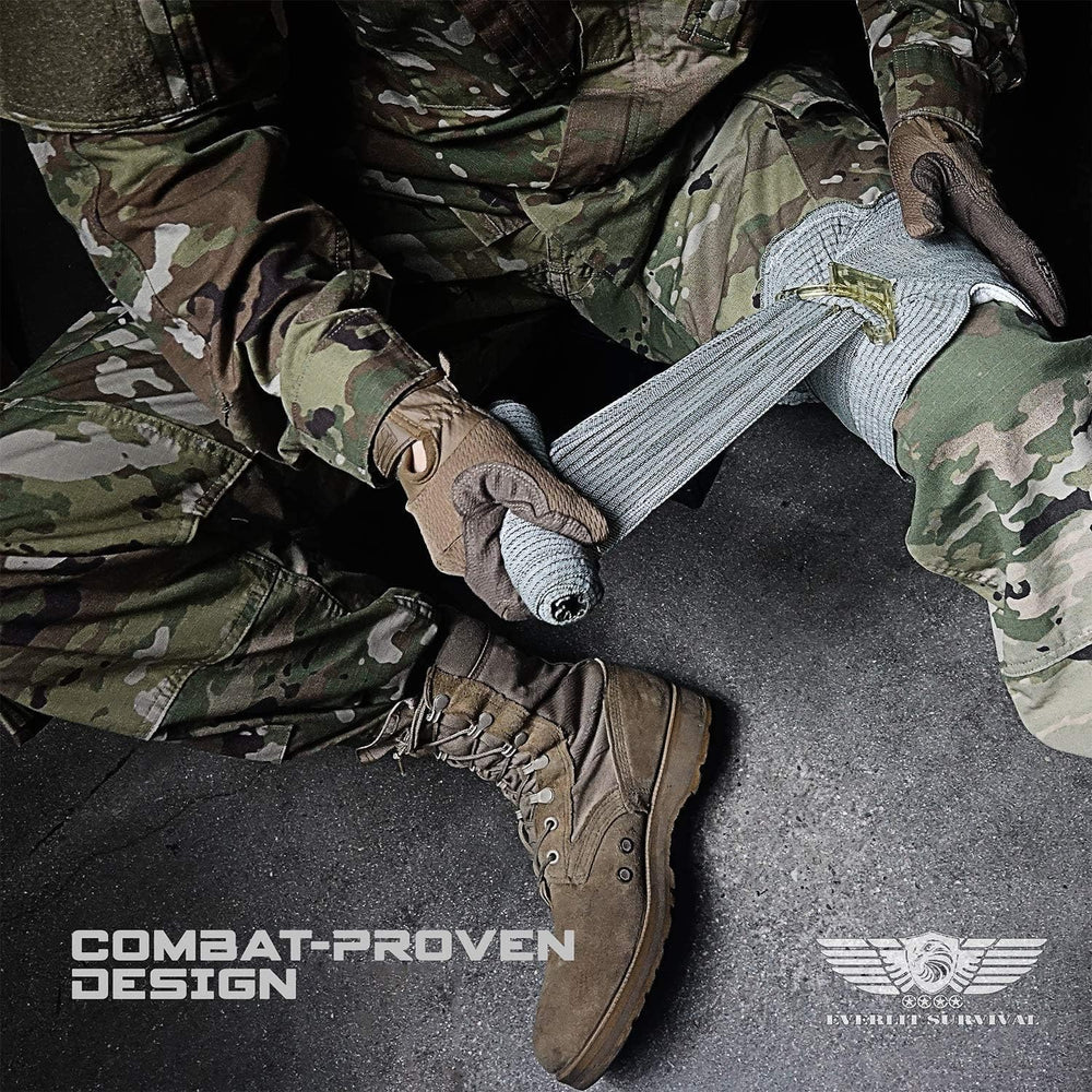 EVERLIT Advanced Trauma Kit, CAT GEN-7 Tourniquet, TCCC Compliant, Mil-Spec N...