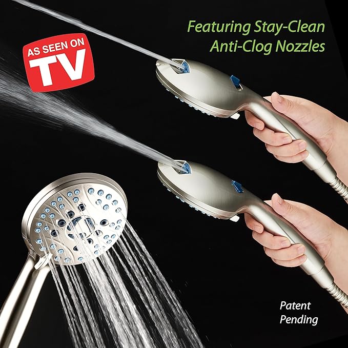Hotel Spa AquaCare for California As-Seen-On-TV High Pressure Handheld Rain