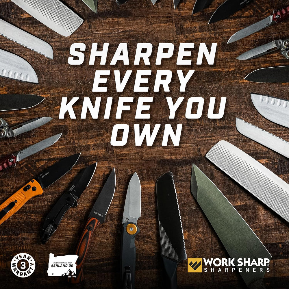 Work Sharp Ken Onion Mk2 Electric Knife Sharpener, Adjustable Angle