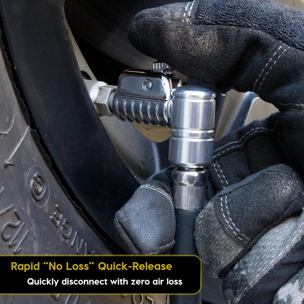 JACO Lightning L2X Quick-Connect Locking Tire Inflator Air Chuck Attachment